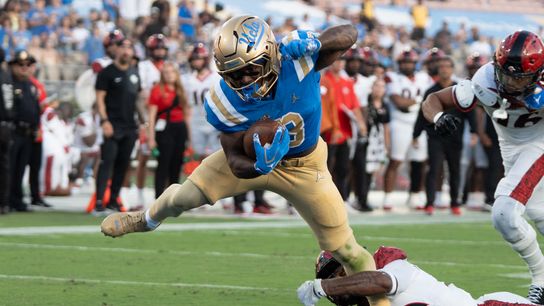 Wayne Knight leads second half surge over San Diego State taken at Rose Bowl (UCLA). Photo by Robert Talamantes - The Sporting Tribune