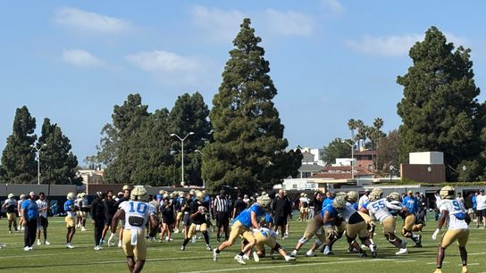 Tempers flare, competition intensifies in UCLA's final spring practice taken Westwood (UCLA). Photo by Alex Hutton - The Sporting Tribune