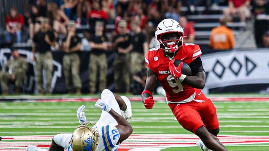 UNLV's Thomas doing more while working less taken at Fertitta Football Complex (UNLV)