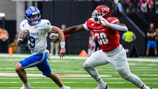 Can UNLV shore up the defense for the stretch run? taken at Fertitta Football Complex (UNLV)