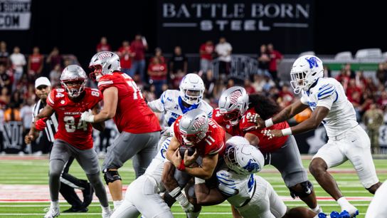 TST Images: Memphis defeats UNLV, 27-21, at Allegiant Stadium taken Allegiant Stadium (UNLV Rebels). Photo by RJ Forbus - The Sporting Tribune