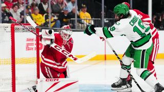 Denver, Wisconsin learned to lose before winning taken at T-Mobile Arena (NCAA Frozen Four). Photo by Stephen R. Sylvanie-Imagn Images