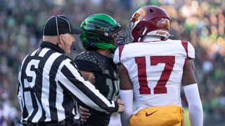 TST Images: Oregon beats USC, 42-27, at Autzen Stadium taken at Autzen Stadium (USC Trojans). Photo by Robert Talamantes - The Sporting Tribune