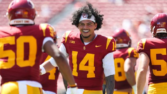 Top Storylines heading into No. 14 USC's Week 1 matchup against Fresno State taken at Los Angeles Memorial Coliseum (USC Trojans). Photo by Darwin Walker - The Sporting Tribune