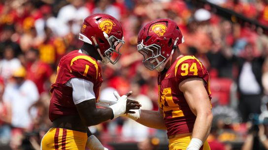 TST Images: USC defeats San Jose State, 42-26, at the Coliseum taken Los Angeles Memorial Coliseum (USC Trojans). Photo by Darwin Walker - The Sporting Tribune