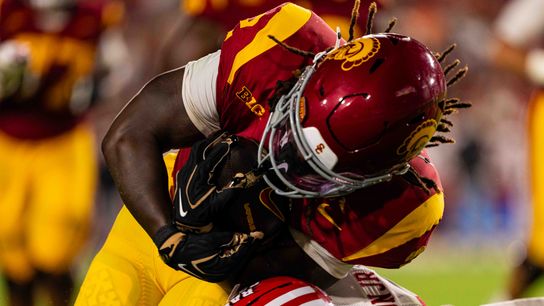 USC running back King Miller (8) completes the catch during an NCAA Football game against the Louisiana Ragin Cajuns on September 12th, 2026 at The Los Angeles Memorial Coliseum in Los Angeles, California. USC running back King Miller (8) completes the catch during an NCAA Football game against the Louisiana Ragin Cajuns on September 12th, 2026 at The Los Angeles Memorial Coliseum in Los Angeles, California.