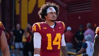 USC's offense looks to steady itself after first loss taken at Bloom Football Performance Center (USC). Photo by Robert Talamantes - The Sporting Tribune
