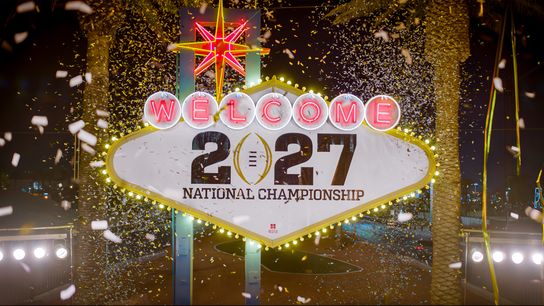 College Football Playoff National Championship heading to Las Vegas in 2027 taken in Las Vegas (College)