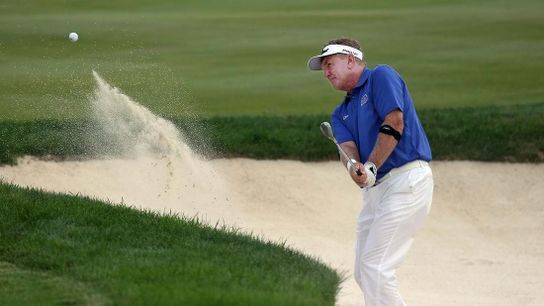 Paul Broadhurst, Darren Clarke share lead at Senior Open (Golf)