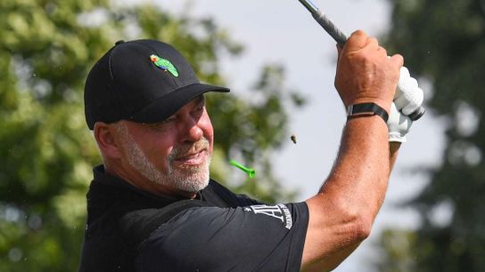 Darren Clarke takes halfway lead at The Senior Open (Golf)