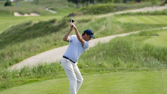 Stephen Ames maintains hold on first at Senior PGA (Golf)