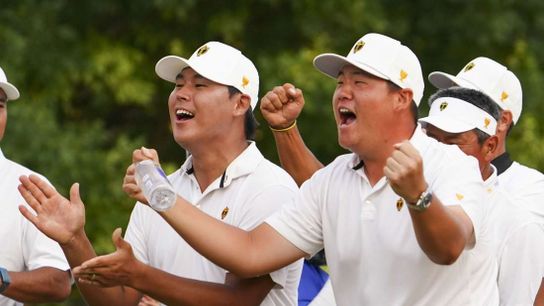 International team cuts into U.S. lead at Presidents Cup (Golf)