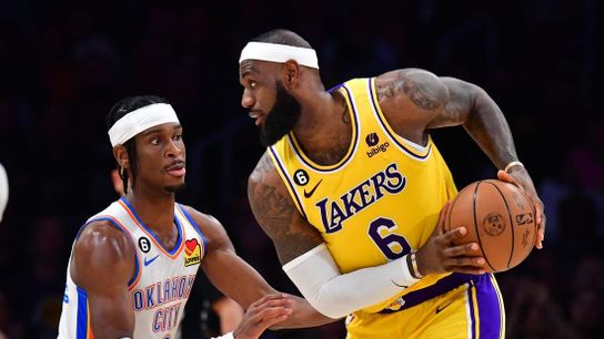 Thunder nip Lakers on LeBron James' record night (NBA)