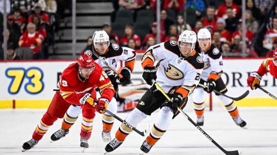 John Gibson becomes Ducks' saves king in win over Flames (NHL)