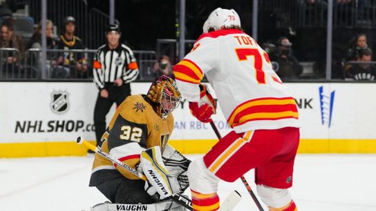 Tyler Toffoli tallies 4 points as Flames blitz Knights (NHL)