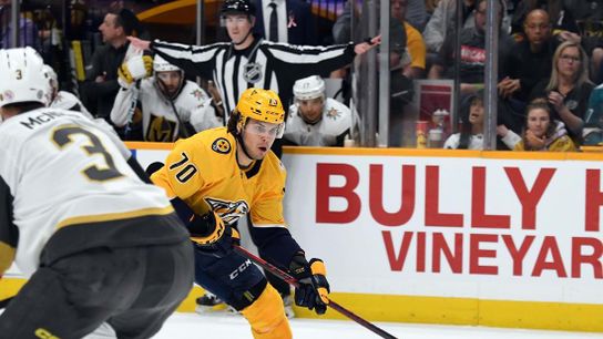 Cody Glass' OT goal propels Predators past Knights (NHL)