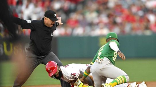Angels' bullpen shuts down A's to seal win (MLB)