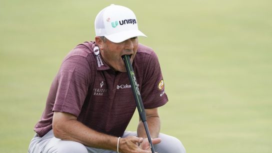 Ryan Palmer, Austin Eckroat, Zecheng Dou share Byron Nelson lead (Golf)