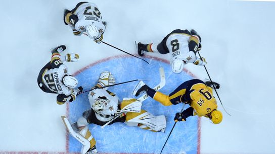 Third period collapse costs Golden Knights in 5-4 OT loss to Predators (News)