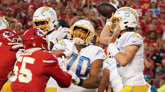 Chargers lose LT Rashawn Slater to a biceps injury (NFL)