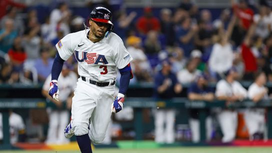 Betts tallies 3 hits for USA, Stone dominates in Dodgers loss to A's (MLB)