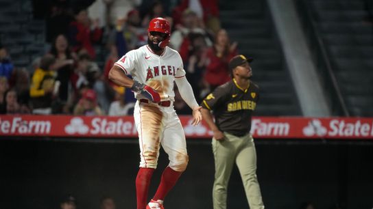 Angels break out of late-inning funk in win over Padres (MLB)