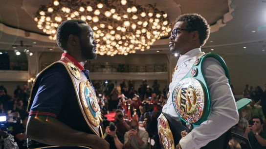 Crawford, Spence Jr. hold Los Angeles press conference before July 29 bout (Combat)
