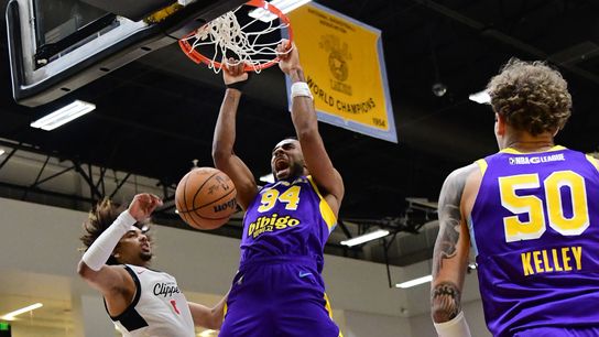 Injured South Bay Lakers rip apart Rip City  taken at Toyota Sports Performance Center (South Bay Lakers)