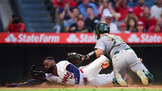 Angels' woes continue in second straight loss to A's taken at Angel Stadium (Los Angeles Angels)