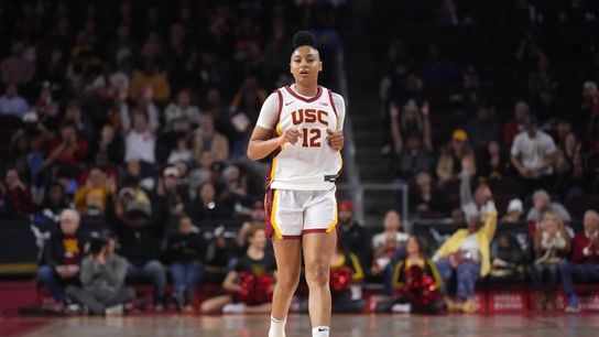 Juju Watkins sets career-high 14 rebounds in USC win over Rutgers taken at Jersey Mike's Arena (USC)