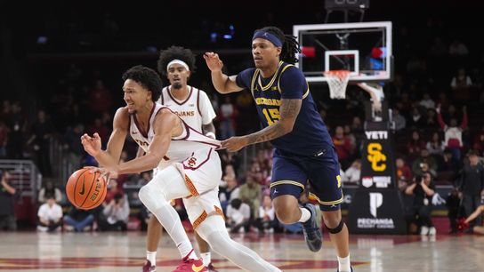 Michigan uses two late 10-0 runs to surge past USC taken at Galen Center (USC)