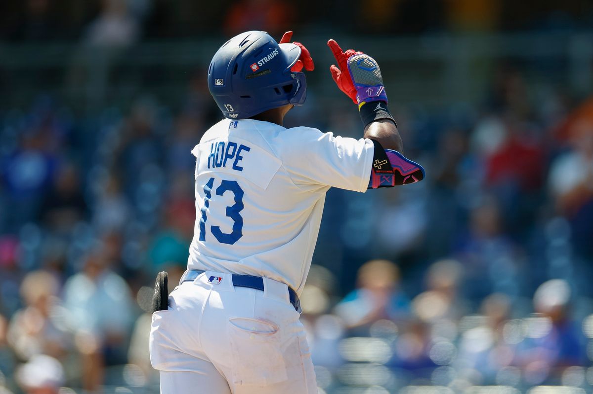Zyhir Hope #13 of the Tulsa Drillers celebrates his home run during a game against the Arkansas Travelers at ONEOK Field on April 19, 2026 in Tulsa, Oklahoma.
