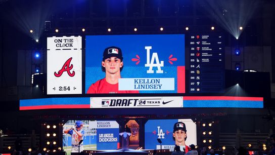 Kellon Lindsey's Strong Start Turning Heads in Dodgers Organization taken at ONT Field (Los Angeles Dodgers). Photo by Kevin Jairaj-Imagn Images