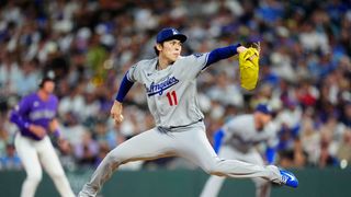 Dodgers complete sweep of Rockies with 10-Inning victory taken at Coors Field (Los Angeles Dodgers). Photo by Ron Chenoy-Imagn Images