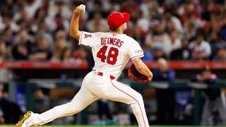 Angels drop pitchers' duel in extra innings in home opener taken at Angel Stadium (Los Angeles Angels). Photo by Ric Tapia - The Sporting Tribune