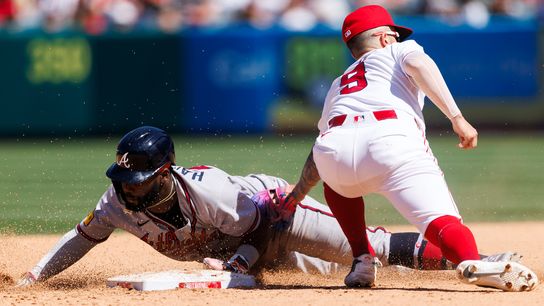 TST Images: Breaves defeat Angels, 8-2, at Angel Stadium taken at Angel Stadium (Los Angeles Angels). Photo by Ric Tapia - The Sporting Tribune