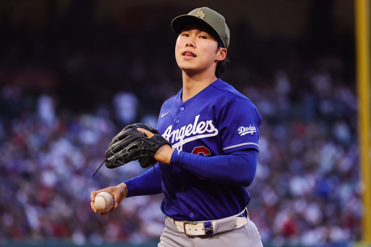 Los Angeles Dodgers infielder Hyeseong Kim (6) runs during the MLB game against the Los Angeles Angels Friday May 15th, 2026 at Angel's Stadium in Anaheim, Calif.