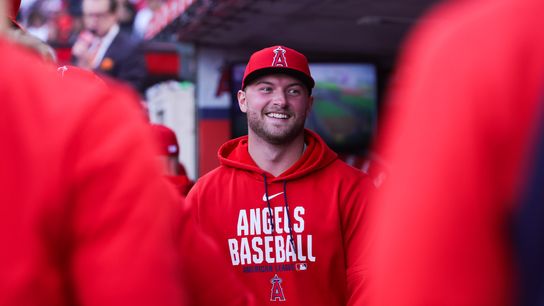 "I'll never give up": Reid Detmers enjoying breakout season after tough few years taken Angel Stadium (Los Angeles Angels). Photo by Paige Creason - The Sporting Tribune