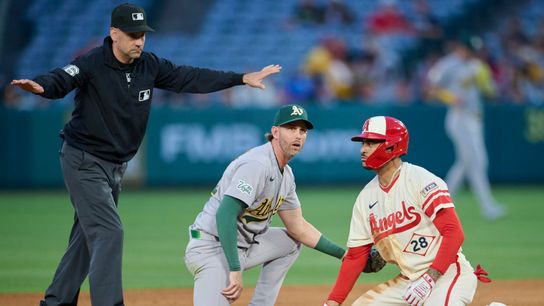 TST Images: Athletics defeat Angels, 14-6, at Angel Stadium taken Angel Stadium  (Los Angeles Angels). Photo by Jon Bryan - The Sporting Tribune