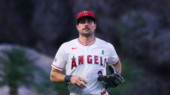 Angels can't get out of their own way in extra inning loss to Athletics taken at Angel Stadium (Los Angeles Angels). Photo by Paige Creason - The Sporting Tribune