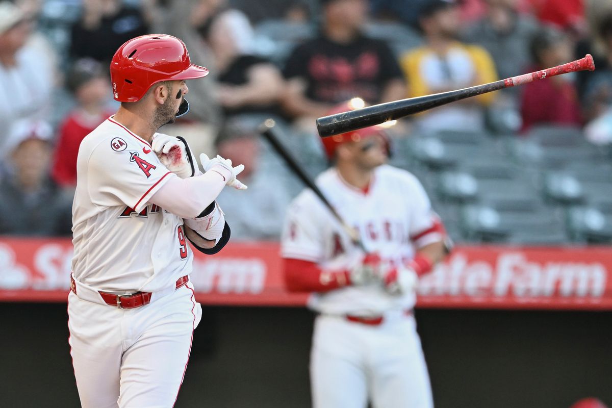 The Los Angeles Angels Zach Neto #9 hits a home run during an MLB game against The Texas Rangers on May 22nd, 2026 at Angels Stadium in Anaheim, California. The Los Angeles Angels Zach Neto #9 hits a home run during an MLB game against The Texas Rangers on May 22nd, 2026 at Angels Stadium in Anaheim, California.
