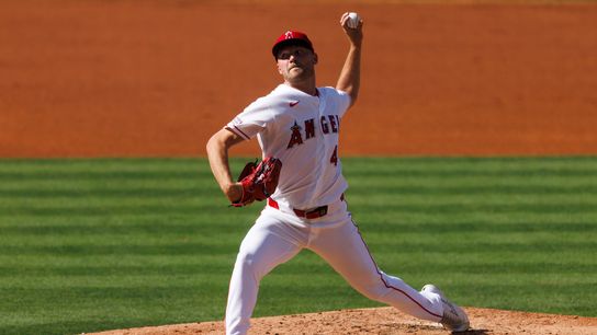 Reid Detmers hits new career-high in Angels' walk-off win taken at Angel Stadium (Los Angeles Angels). Photo by Ric Tapia - The Sporting Tribune