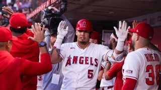 Big second inning triggers offensive explosion for Angels to avoid sweep taken at Angel Stadium (Los Angeles Angels). Photo by Paige Creason - The Sporting Tribune