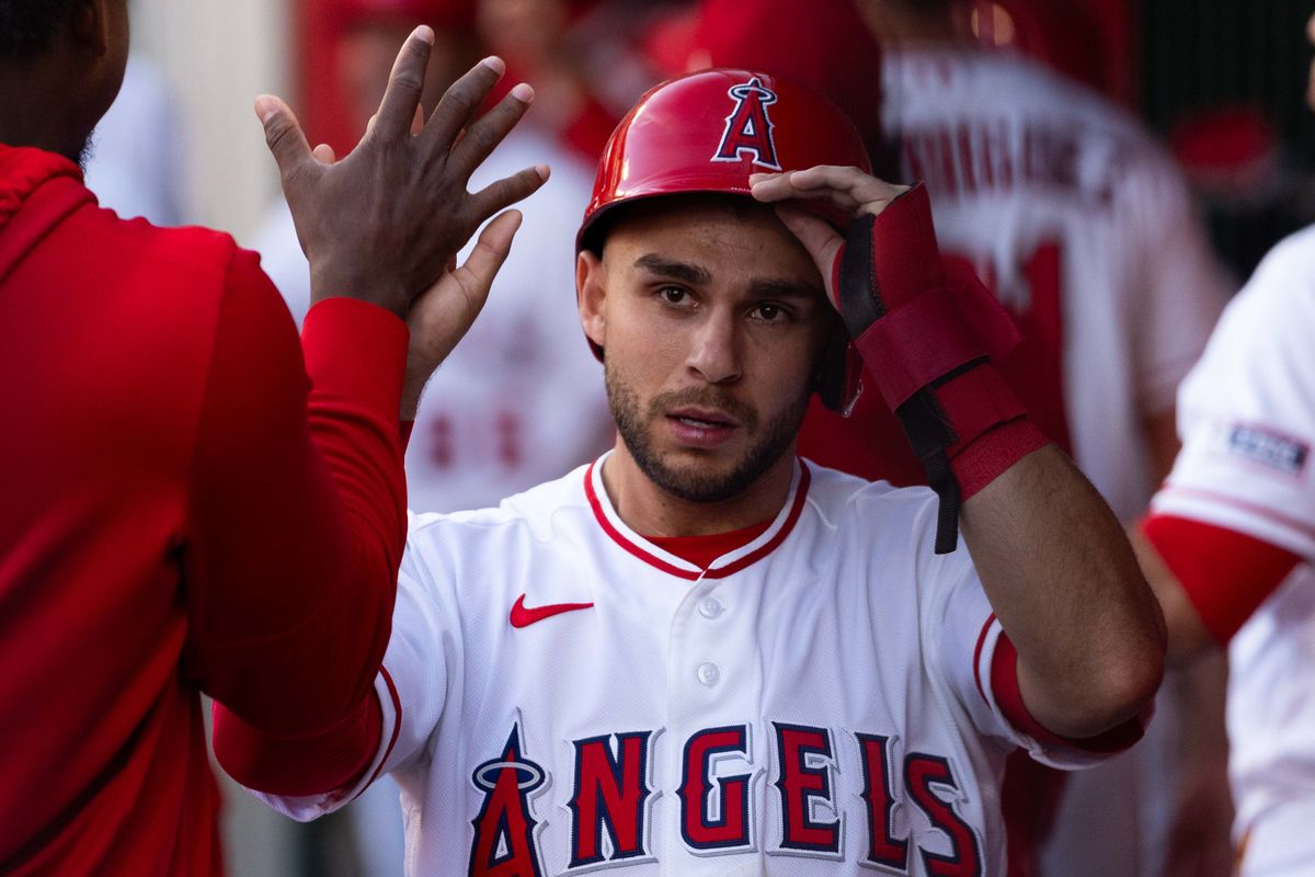 Los Angeles Angels infielder Nick Madrigal (17) celebrates a home run during the MLB game against the Houston Astros Monday June 8th, 2026 at Angel's Stadium in Anaheim, Calif. Los Angeles Angels infielder Nick Madrigal (17) celebrates a home run during the MLB game against the Houston Astros Monday June 8th, 2026 at Angel's Stadium in Anaheim, Calif.