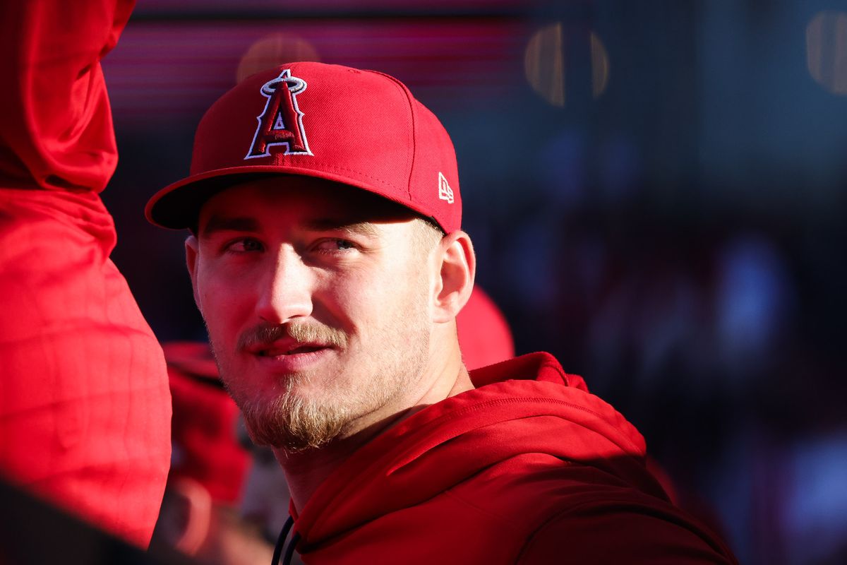 Los Angeles Angels right-handed pitcher Jack Kochanowicz (41) in the dugout during the MLB game against the Houston Astros Tuesday June 9th, 2026 at Angel's Stadium in Anaheim, Calif. Los Angeles Angels right-handed pitcher Jack Kochanowicz (41) in the dugout during the MLB game against the Houston Astros Tuesday June 9th, 2026 at Angel's Stadium in Anaheim, Calif.