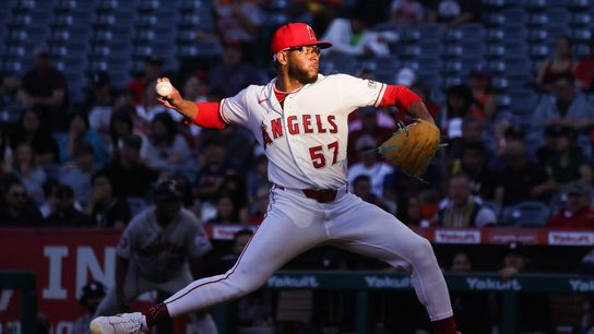 Walbert Ureña wins the war against Astros to even series taken at Angel Stadium (Los Angeles Angels). Photo by Paige Creason - The Sporting Tribune