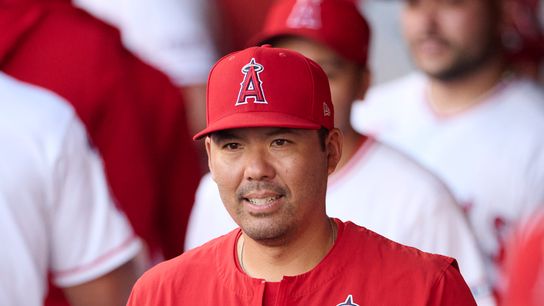 Being Angels manager has been “full-circle” moment for Kurt Suzuki taken Angel Stadium (Los Angeles Angels). Photo by Jon Bryan - The Sporting Tribune