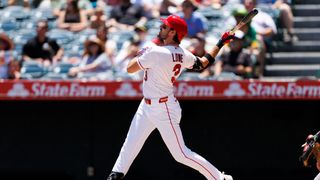 A game of firsts for Lowe, Natera Jr. lifts Angels over Athletics taken at Angel Stadium (Los Angeles Angels). Photo by Ric Tapia - The Sporting Tribune