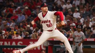 Angels trade Ryan Zeferjahn to Cubs (Los Angeles Angels). Photo by Paige Creason - The Sporting Tribune