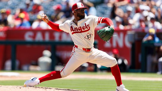 Ureña deals, Meckler’s homer lifts Angels over Brewers taken Angel Stadium (Los Angeles Angels). Photo by Ric Tapia - The Sporting Tribune